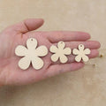 10pcs Unfinished Wooden Sunflower Earring, Blank Plywood, Cutouts for Jewelry Making, DIY Earrings