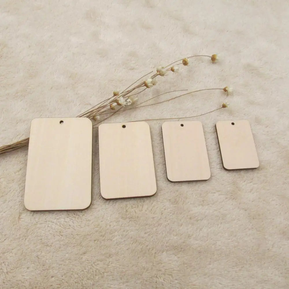 10pcs Unfinished Geometric Wooden Earrings Blank Plywood Pendants Dangle Earring Wood Charms For DIY Craft Jewelry Making