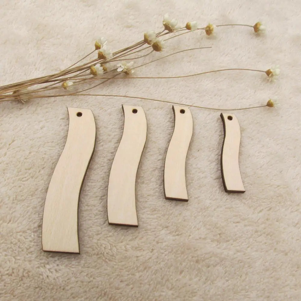 10pcs Unfinished Geometric Wooden Earrings Blank Plywood Pendants Dangle Earring Wood Charms For DIY Craft Jewelry Making