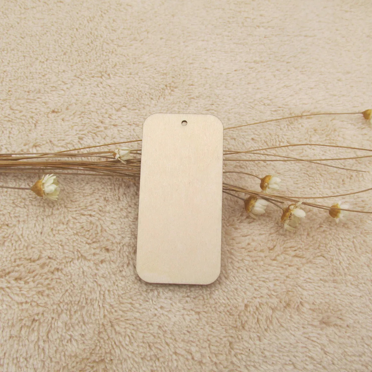 10pcs Unfinished Wooden Rectangle Earrings Blanks, Wood Ellipse Cutouts, Unfinish Plywood Oval Earrings Base, Wood Project Making