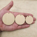 Unfinished Wooden Earrings, Blank Circle, Oval Wood Drop, Dangle Ear Rings for Jewelry, DIY Craft Making Supplies
