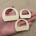 10pcs Unfinished Blank Wood Earring, Half Circle Shape, Round Cutouts Plywood, DIY Jewelry Project Making