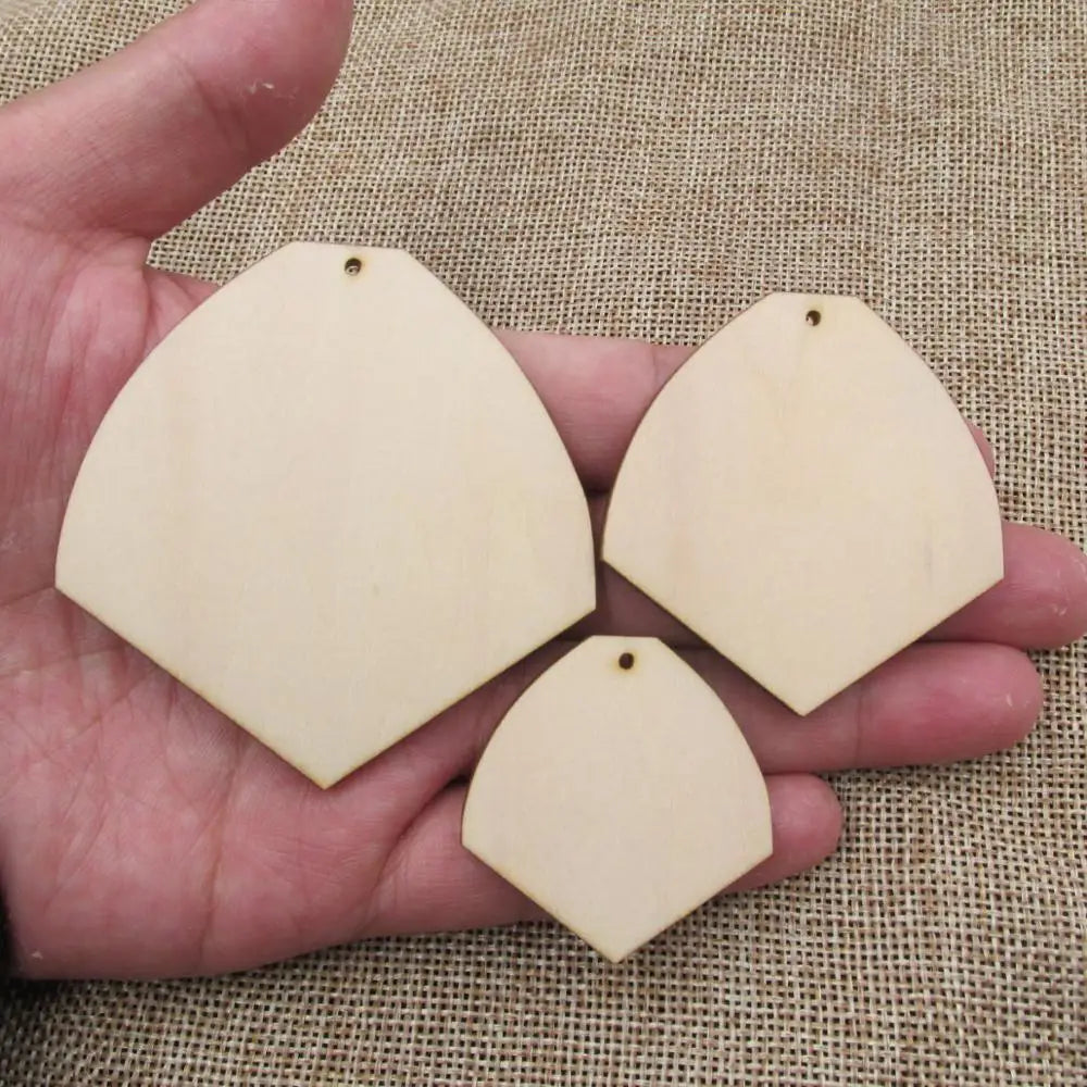 Unfinished Wooden Earring Blank Shapes Jewelry  Jewel Base For Epoxy Resin And Acrylic Paint DIY Craft