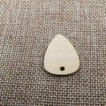 10pcs Unfinished Wood Earrings Blanks, Stone and Guitar Pick Shape, Cutouts Plywood for DIY Crafts, Jewel Base Making