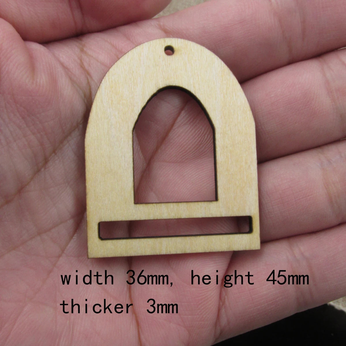 10pcs Unfinished Wood Blanks Rainbow Heart Football Window Macrame DIY Earrings Parts Findings Accessories Supplies