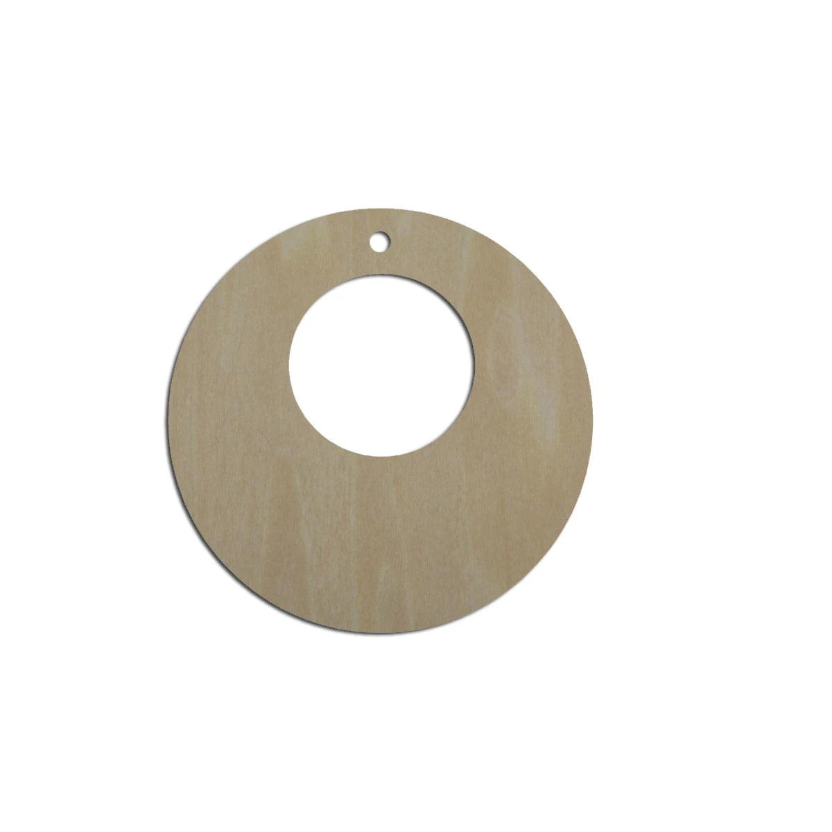 10pcs Laser Cut Unfinished Blank Wood Geometric Shape Hollow Circle Earring Pendant Jewelry Charm Finding For DIY Making Project