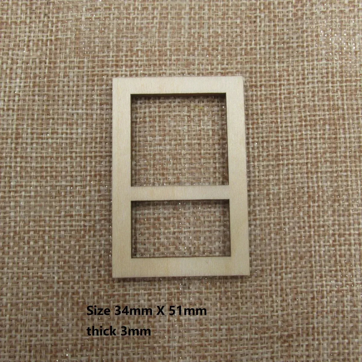 10pcs Unfinished Blank Squares Window with Shutters, Wood Dollhouse, Fairy Garden, Church Diorama, Bird Doll House Crafts, 10Pcs