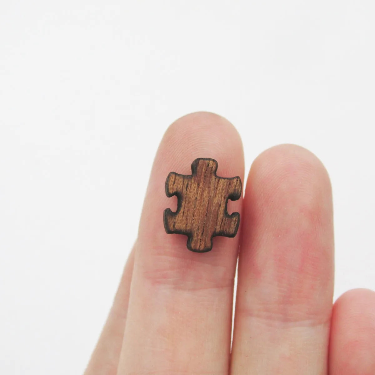 Blanks Wood Cabochon Mini Wooden Circle Triangle Square Pentagon Hexagon heart puzzle Shape Laser Cut Earring Supplies