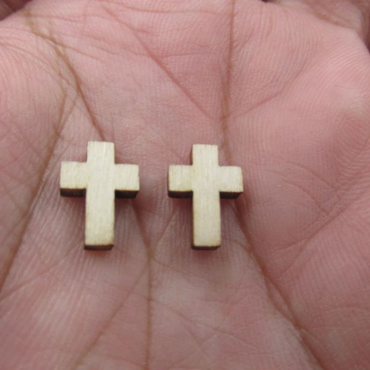 5 Pair Unfinished Blank Wooden Spring Cabochon Easter Carrot Cross Egg Post Wood Earrings Stud Handmade Jewelry Gift