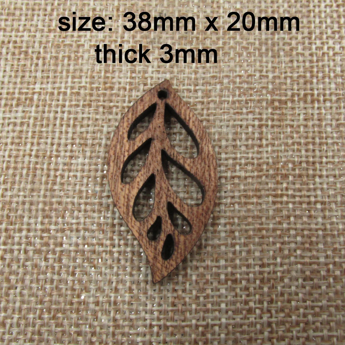 6pcs Unfinished Wooden Leaves Charms Necklace Leaf Pendant Bracelet Jewelry Making Handmade Crafts diy Supplies