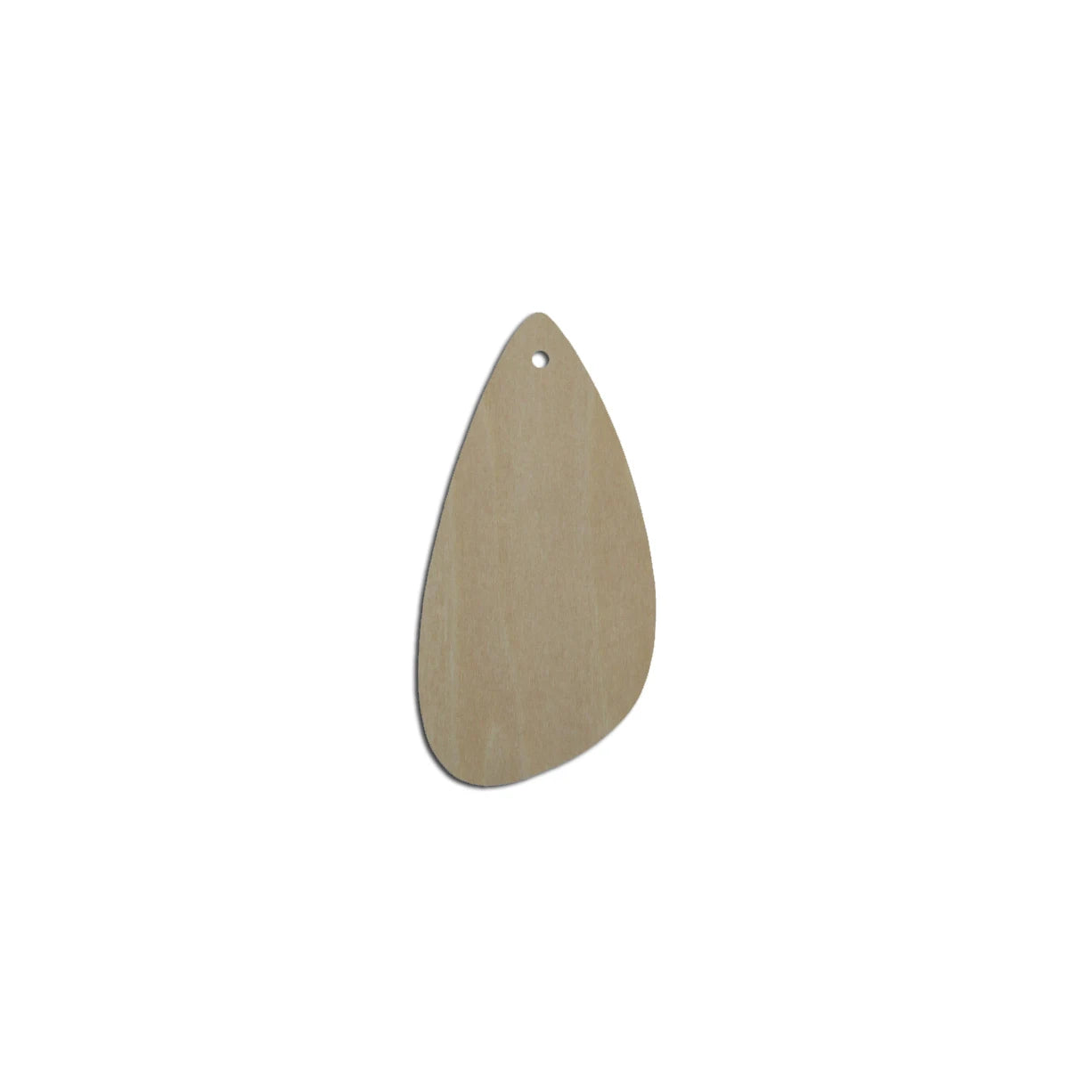 10pcs Unfinished Blank Wood Small Tie Leaf Thin Teardrop Cutout Shape Earring Pendant Jewelry Charm Finding