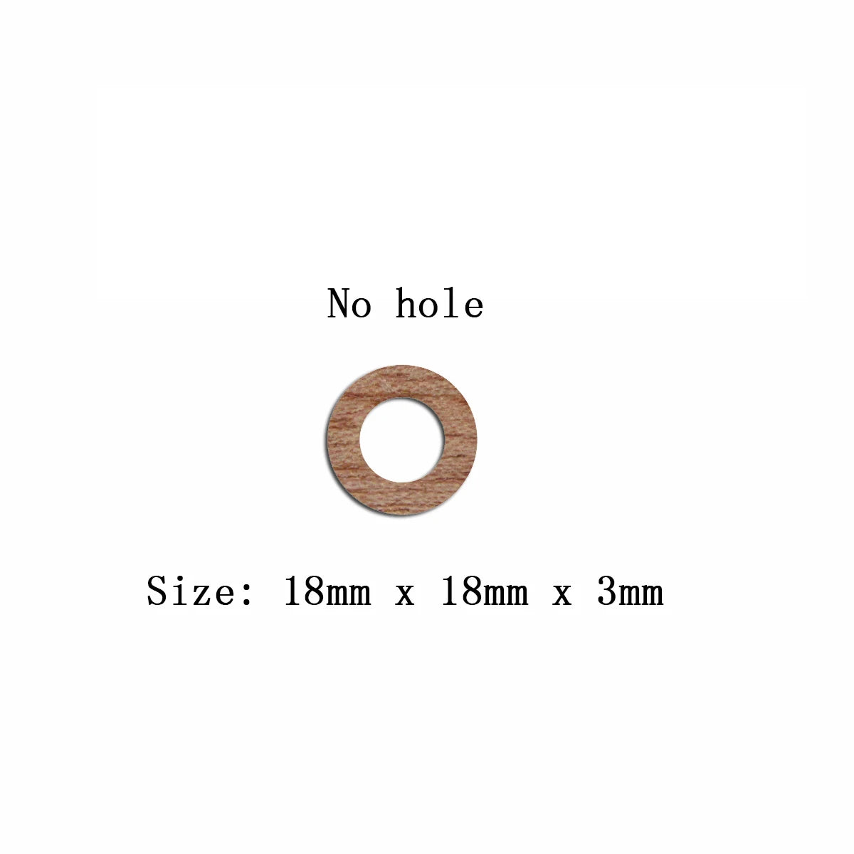 6pcs Unfinished Blank Wooden Round Circle Hoop Charm Connector Pendant for Women Female Jewelry Making DIY Crafting