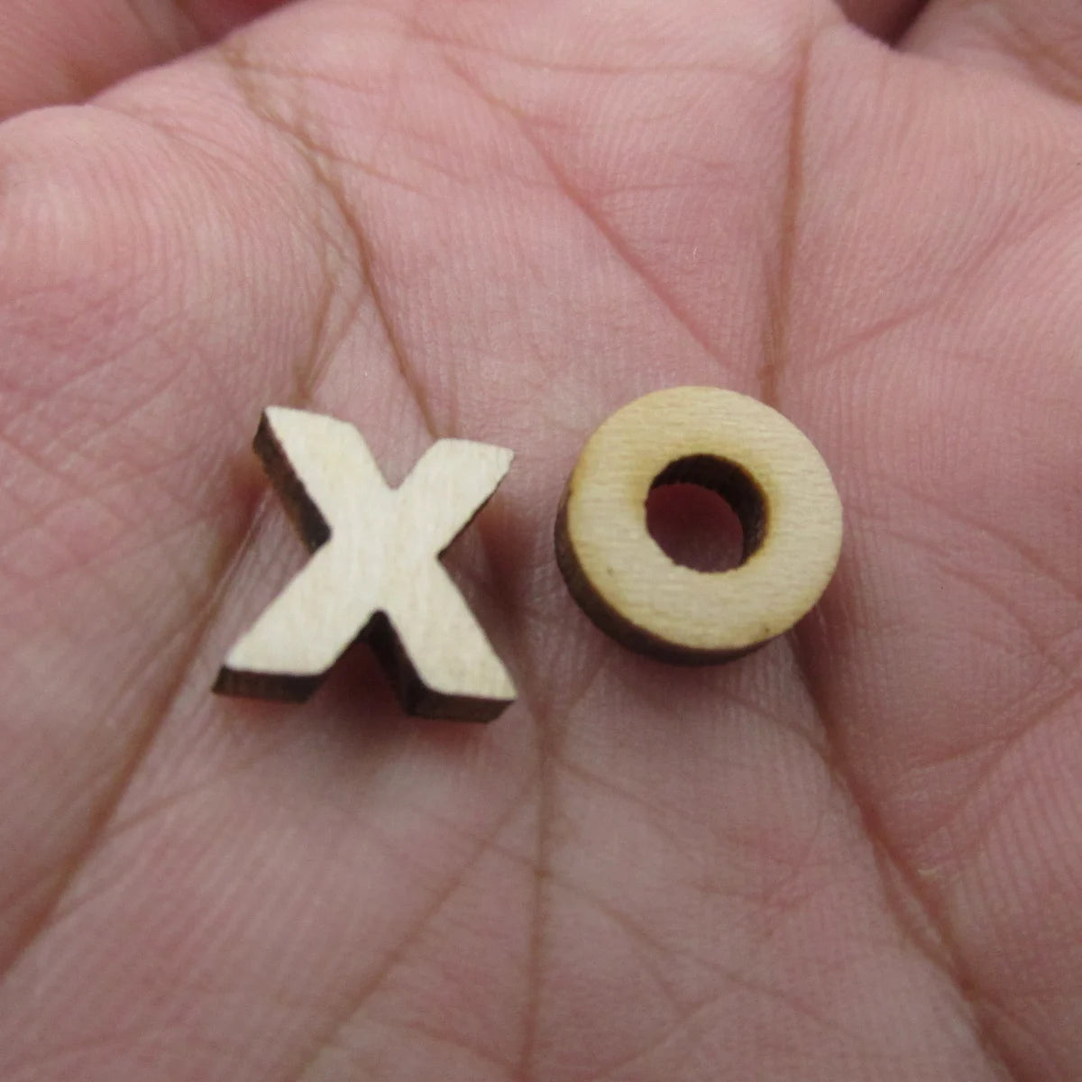 5 Pair Unfinished Blank Wooden Cabochon Valentines Day Lips XO Post I Love You Hand Wood Earrings Stud Jewerly Findings
