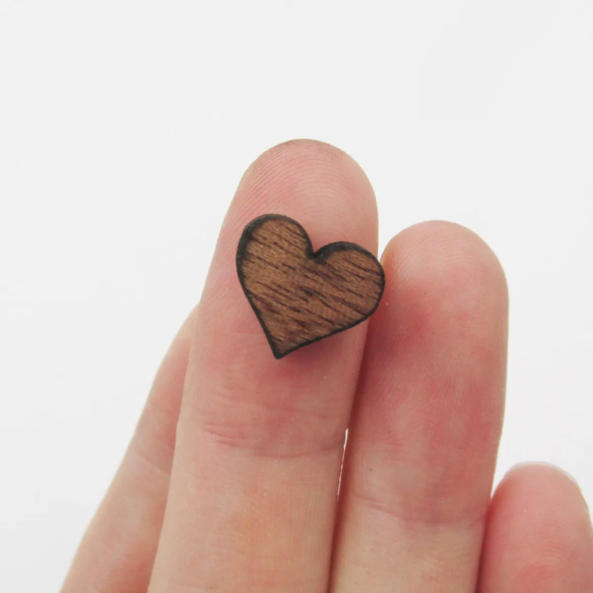 Blanks Wood Cabochon Mini Wooden Circle Triangle Square Pentagon Hexagon heart puzzle Shape Laser Cut Earring Supplies