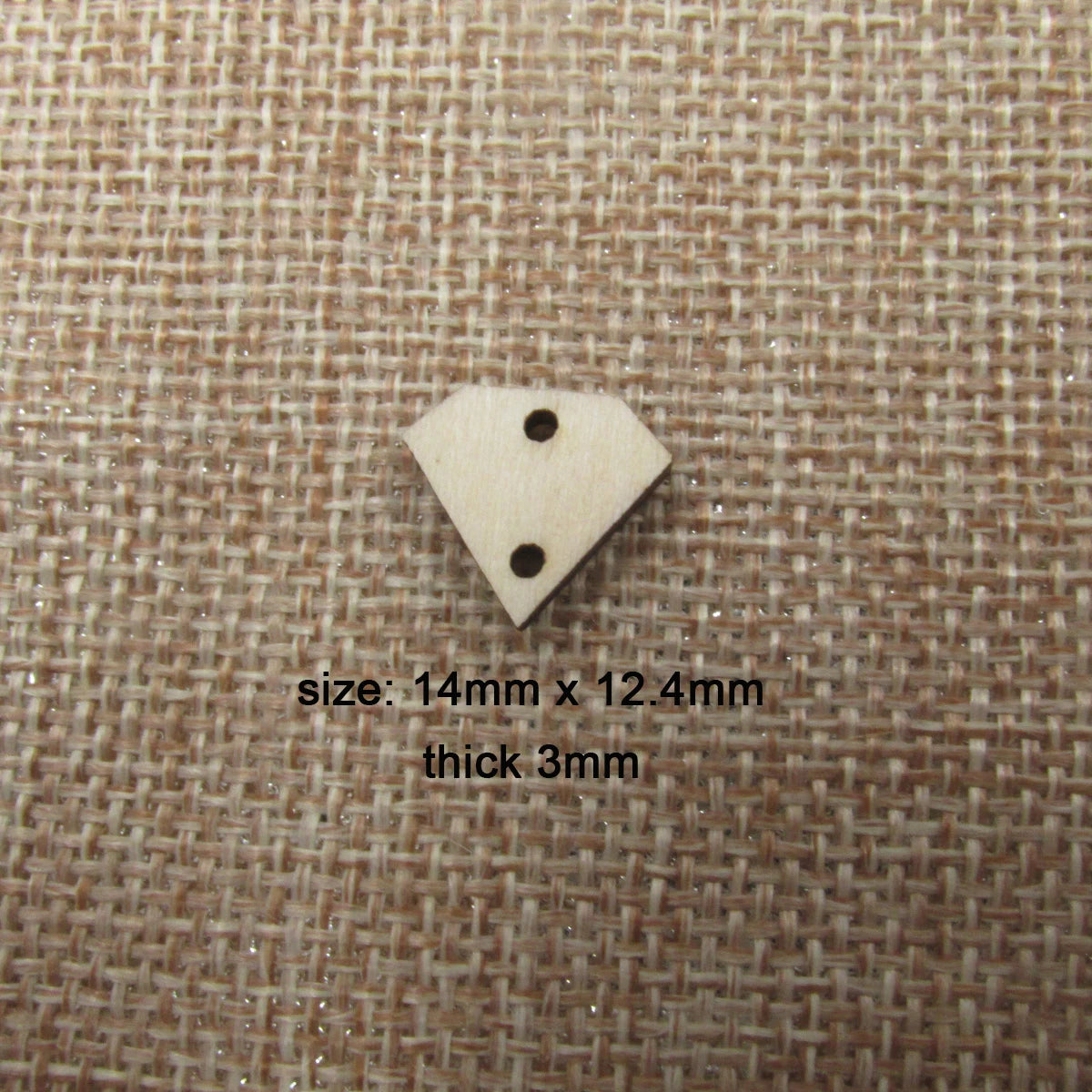 10 Pcs Unfinished Blank Wooden Geometric Diamond Shape Cutout Plywood Connector Jewelry Finding Earring Supplies