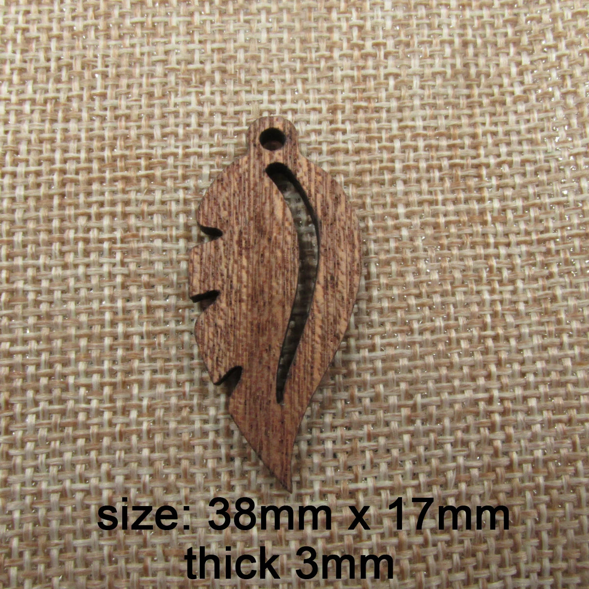 6pcs Unfinished Wood Leaf Charms Earring Wooden Feather Pendants For Jewelry Making DIY Handmade Craft