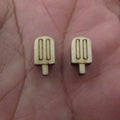 5 Pair Unfinished Blank Wooden Food Drink Ice Cream Cone Cabochon Popsicle Post Wine Bottle Wood Banana Split Earrings Stud