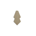 10pcs Laser Cut Unfinished Blank Wood Geometric Rhombus Diamond Cutout Shape Earring Pendant Jewelry Charm Finding