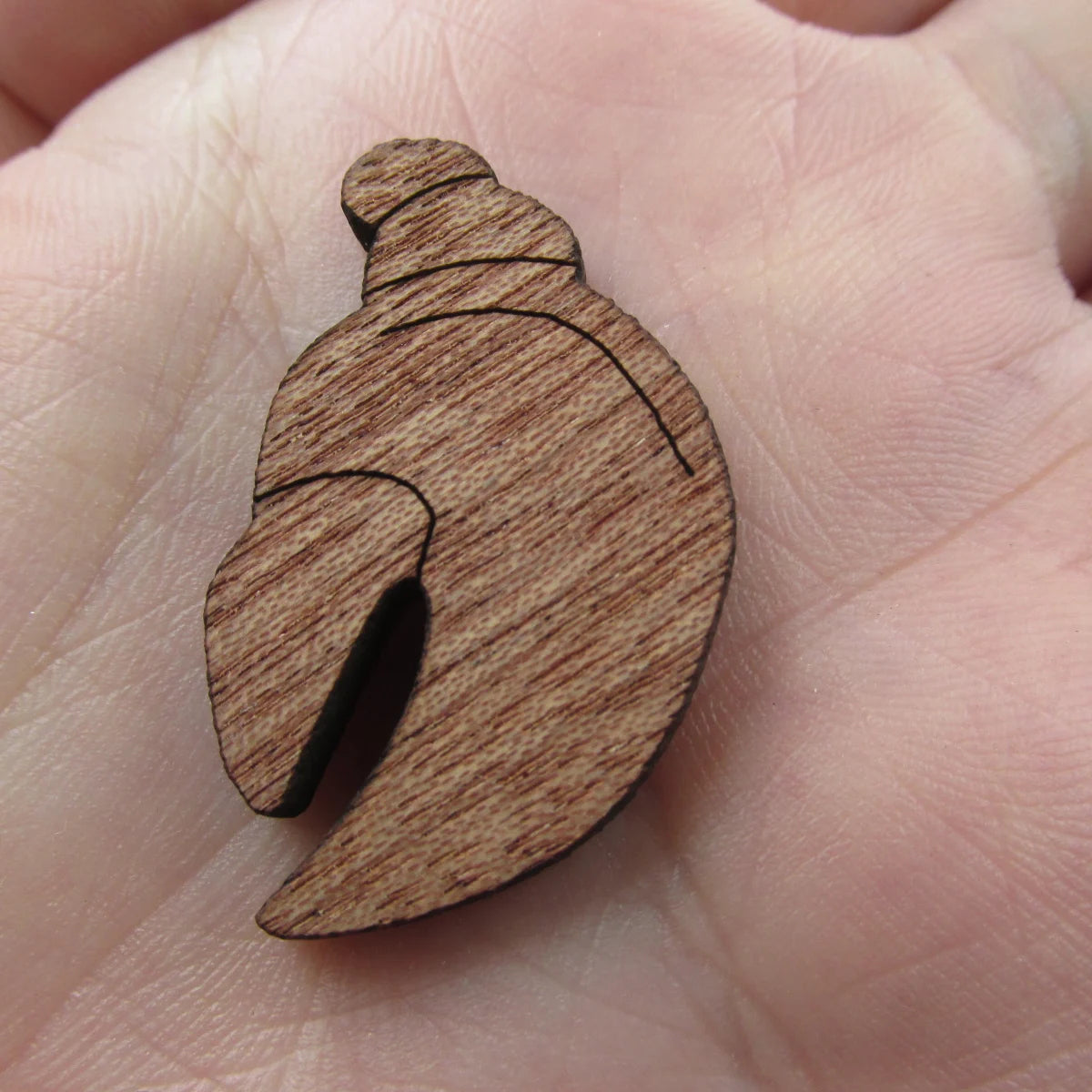3 Pair Unfinished Under The Sea Ocean Animal Wooden Lobster Shape Cutout For Brooches Pin Magnet Pendant Charms Diy Making