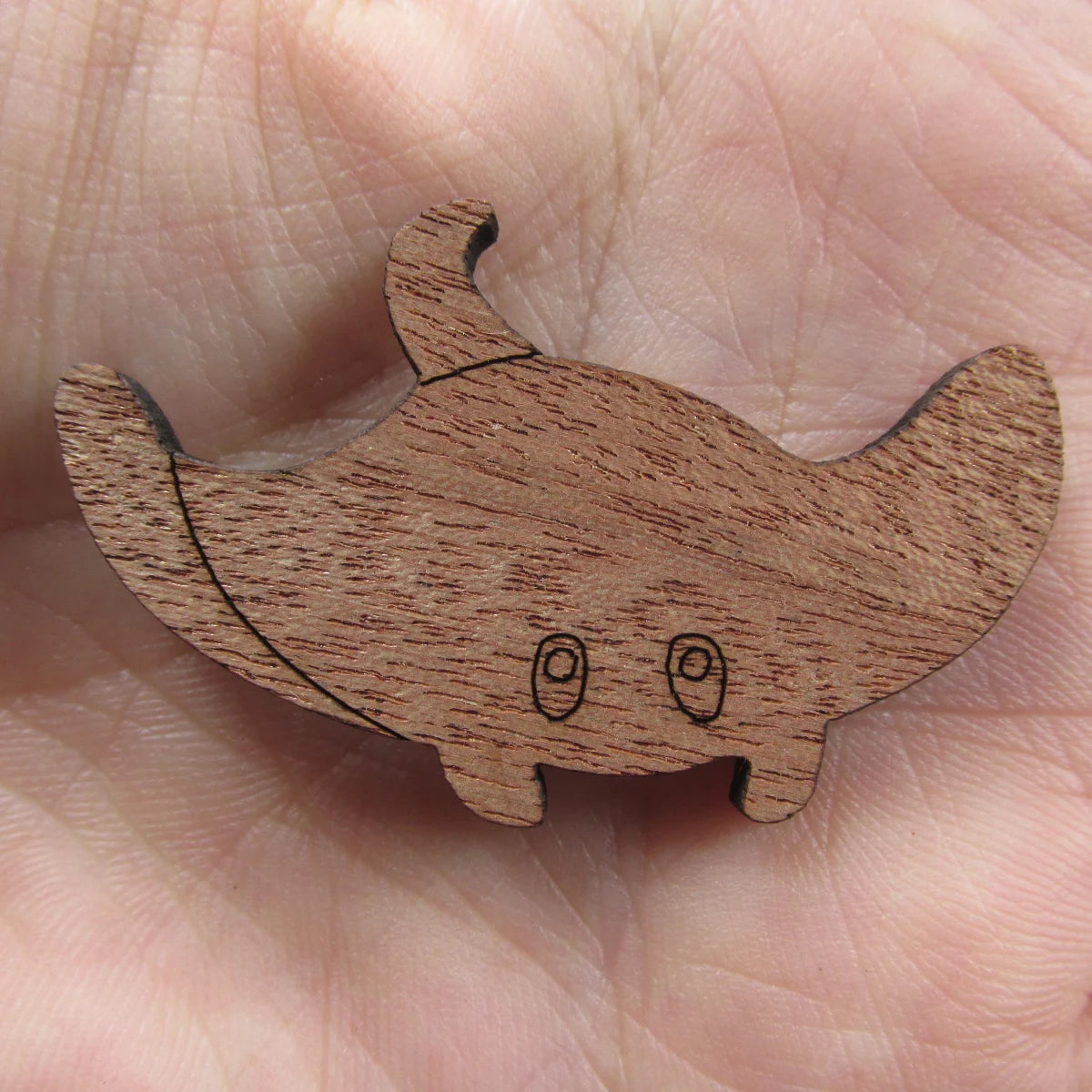 3 Pair Unfinished Under The Sea Ocean Animal Wooden Fish Shape Cutout For Brooches Pin Magnet Pendant Jewerly Diy Making