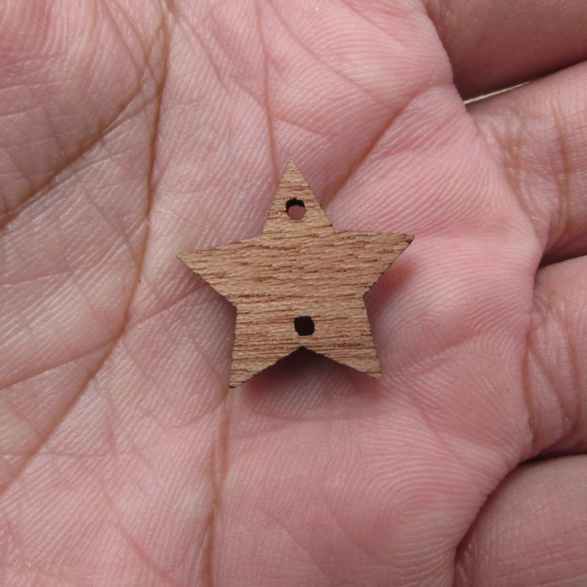 6 Pcs Unfinished Blank Wooden Lotus Star Wood Connector Shape Cutout For Necklace Earring Pendant DIY Making Jewelry