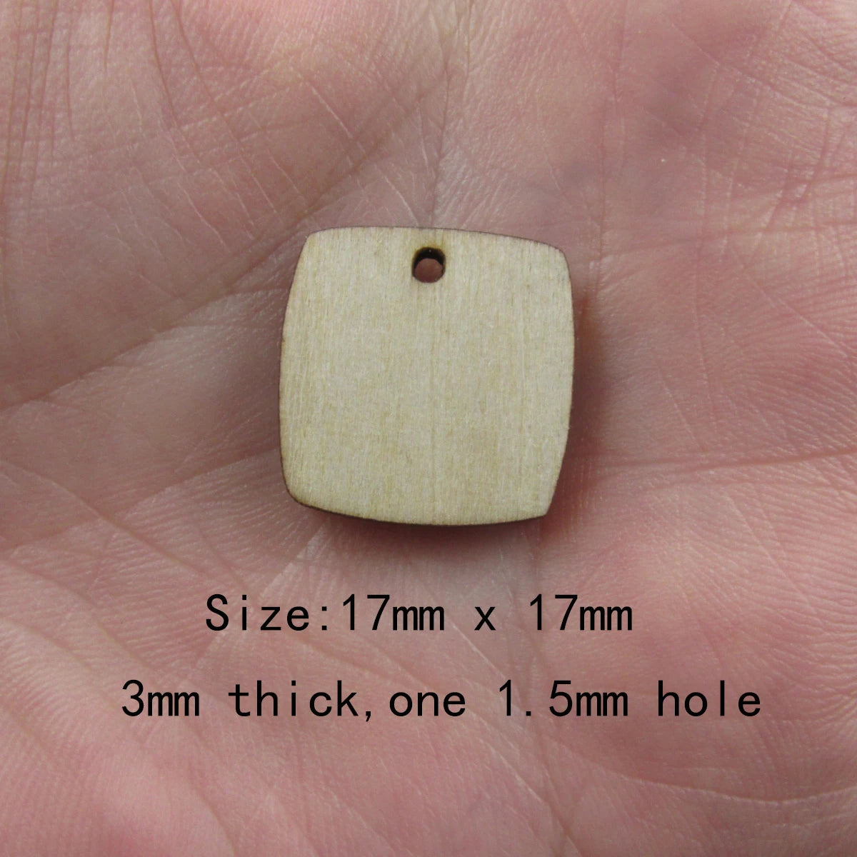 10 Pcs Unfinished Blank Wooden Geometric Petal Trapezoid Shape Cutout Plywood Connector Jewelry Finding Supplies For Earrings