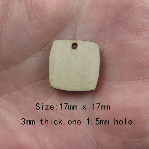 10 Pcs Unfinished Blank Wooden Geometric Petal Trapezoid Shape Cutout Plywood Connector Jewelry Finding Supplies For Earrings