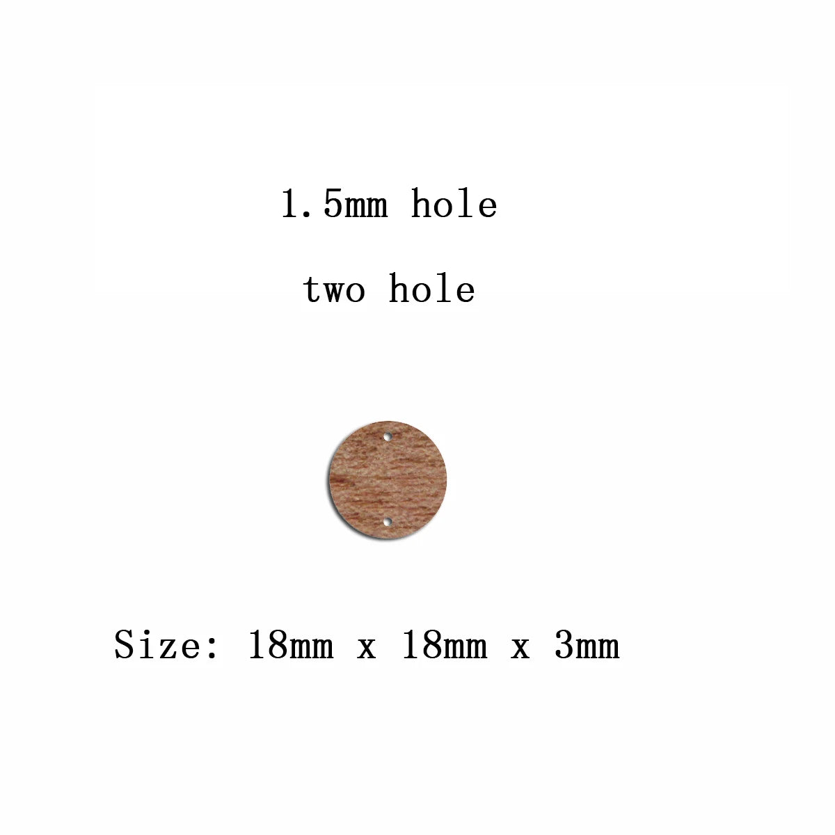 6pcs Unfinished Blank Wooden Geometric Circle Round Earring Connector Pendant for Jewelry Making DIY Crafting