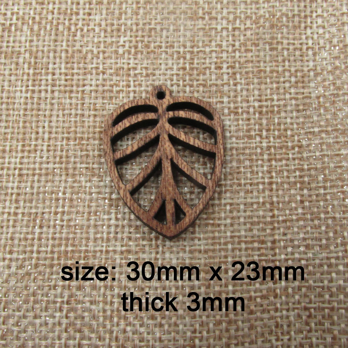 6pcs Unfinished Wooden Leaves Charms Necklace Leaf Pendant Bracelet Jewelry Making Handmade Crafts diy Supplies