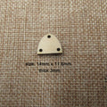 10 Pcs Unfinished Blank Wooden Geometric Half Small Circle Shape Cutout Plywood Connector Jewelry Finding Supplies