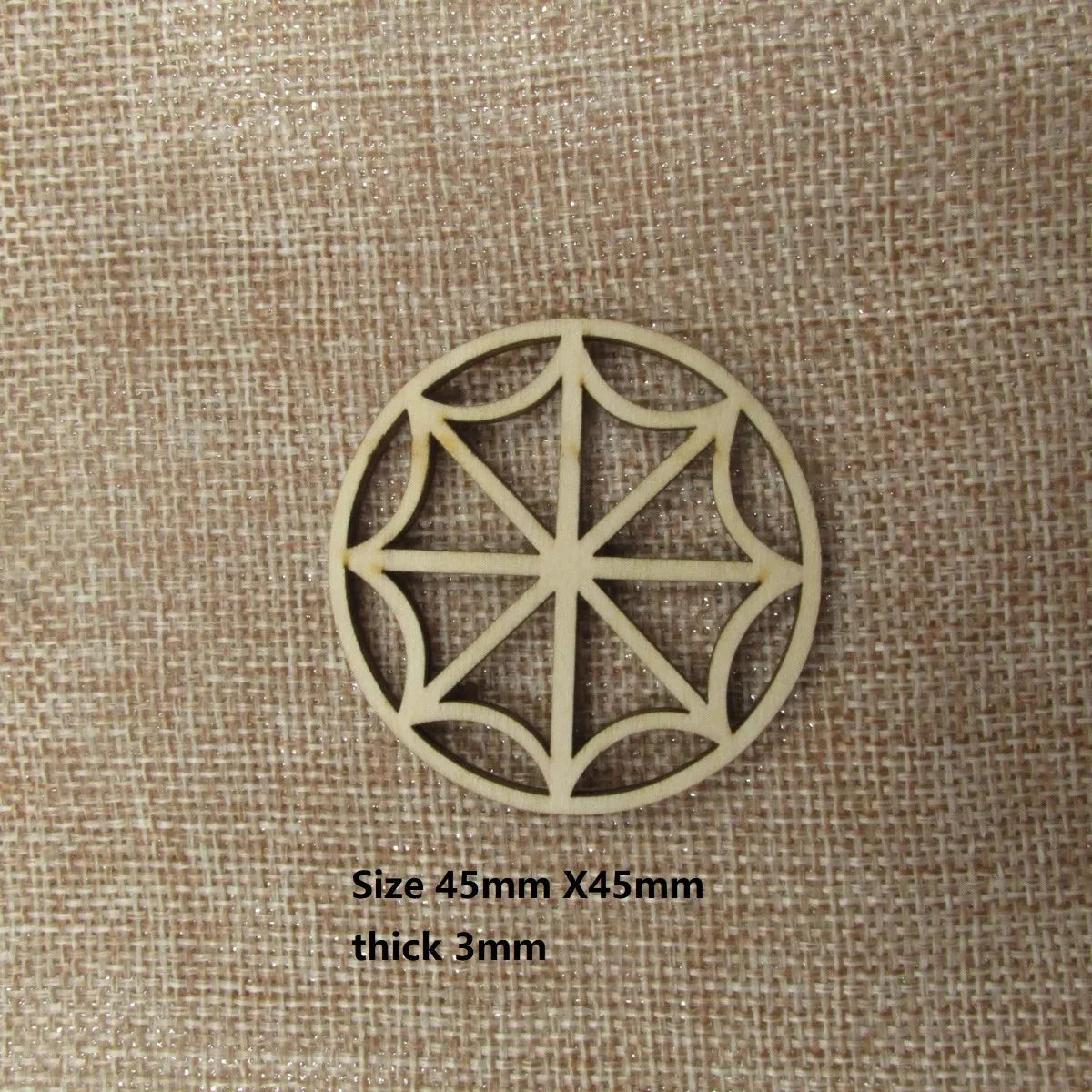 10pcs Unfinished Circle Wood Dollhouse Window Fairy Garden Church Diorama Bird Doll House Windows Crafts Mirror Wall Art