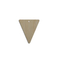 10pcs Laser Cut Unfinished Blank Wood Geometric Simple Triangle Cutout Shape Earring Pendant Jewelry Charm Finding