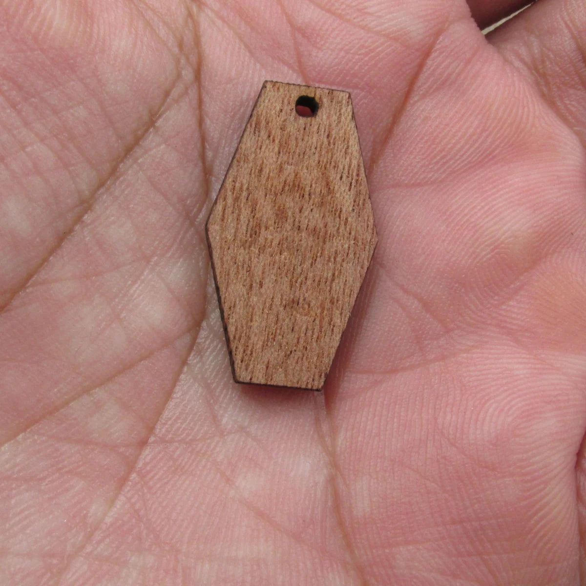 6 Pcs Unfinished Blank Wooden Oval Rectangle Olive Shape Cutout Wood Connector For Necklace Earring Pendant  DIY Making Jewelry