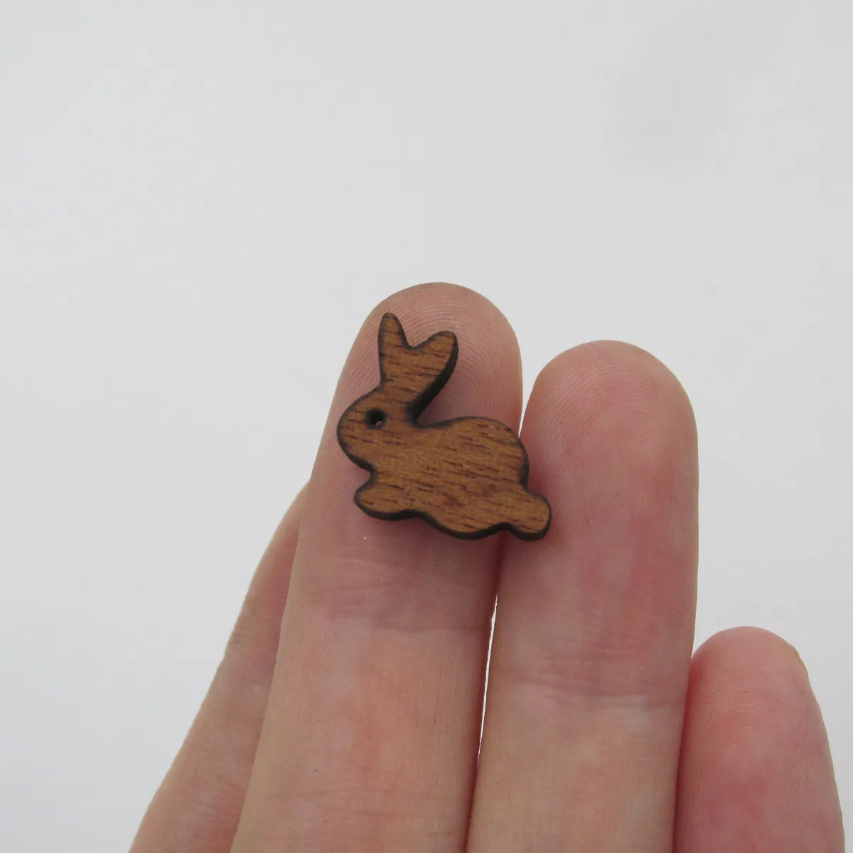 DIY Blank Wood Earring Charms Laser Cut Jewelry Butterfly Bunny Rabbit Cabochon Earring Supplies