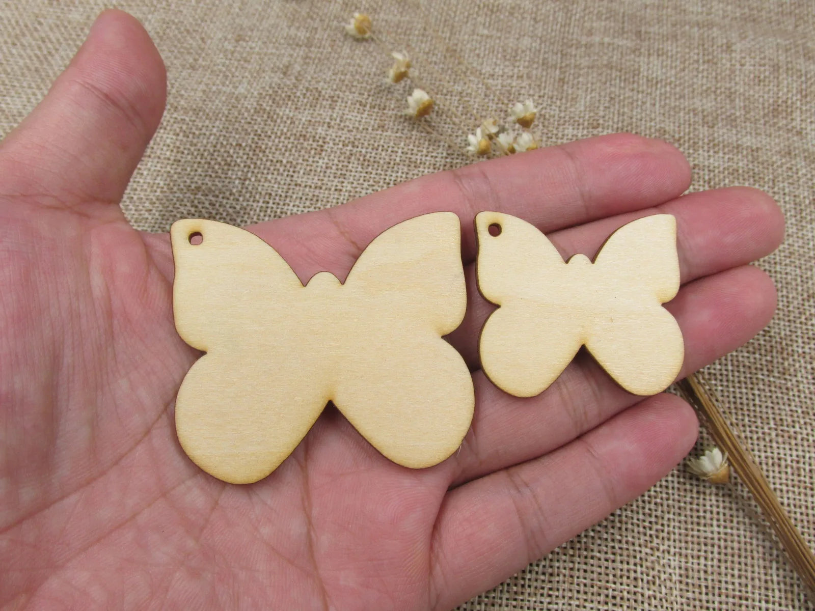Unfinished Laser Cut Wooden Earrings Blank Pendant Wood Animal Insects butterfly Shapes For DIY Jewelry Project Making