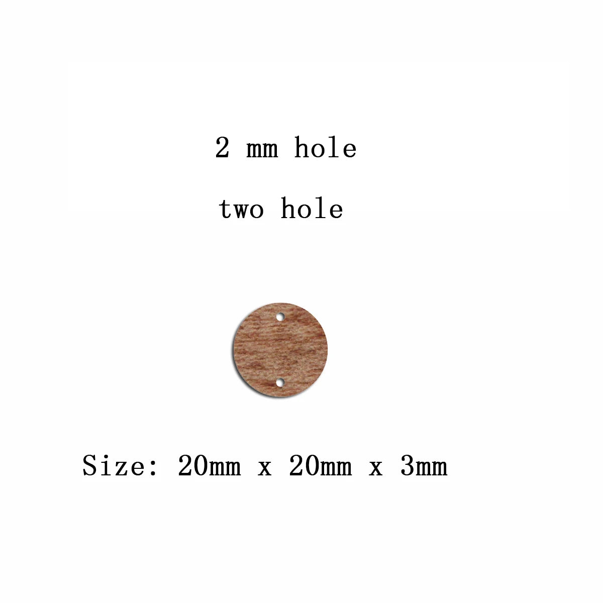 6pcs Unfinished Blank Wooden Geometric Circle Round Earring Connector Pendant for Jewelry Making DIY Crafting