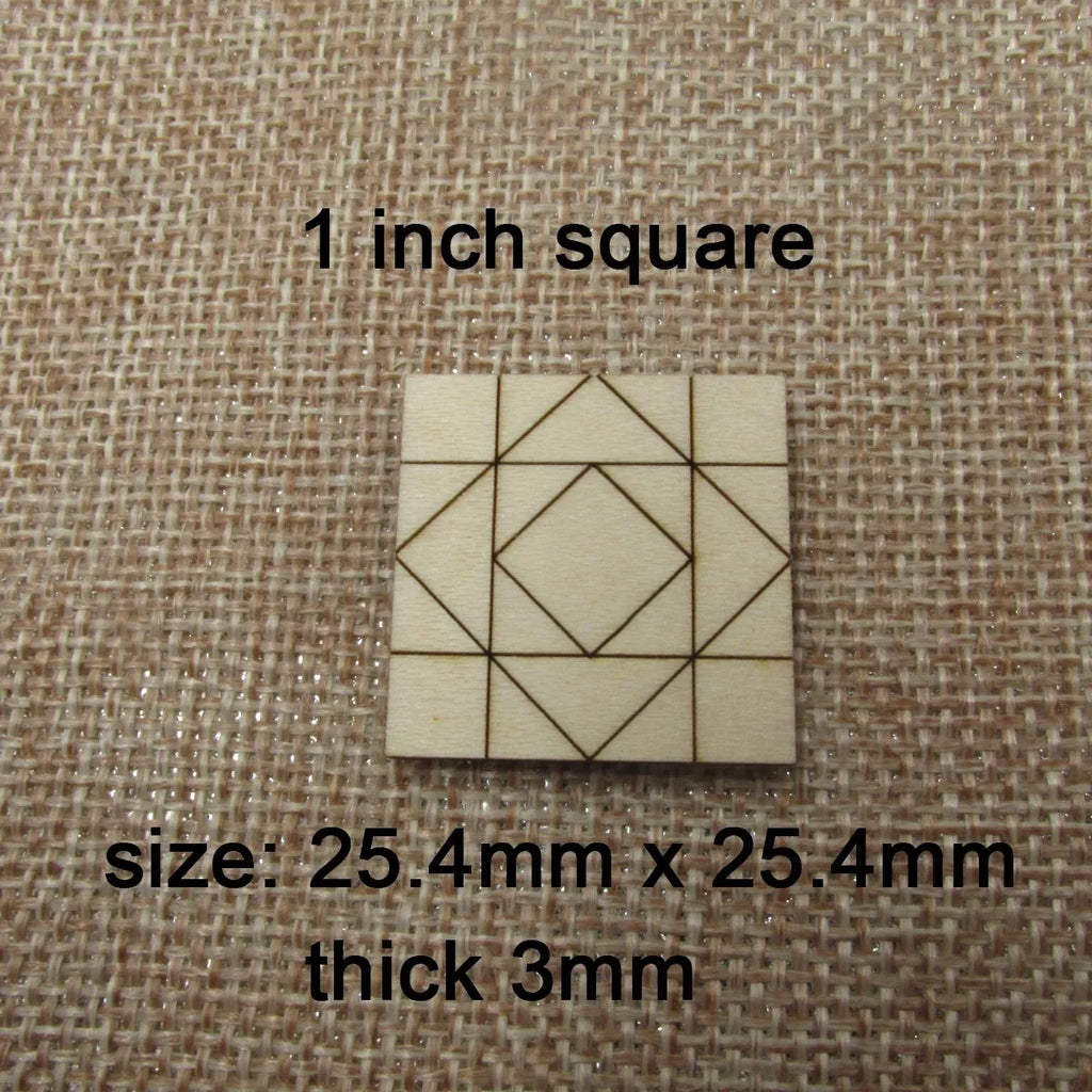 10 Pcs Unfinished Miniature Wooden Flooring Tiles, DIY Dollhouse, Furniture Crafts, Remodeling, Miniature