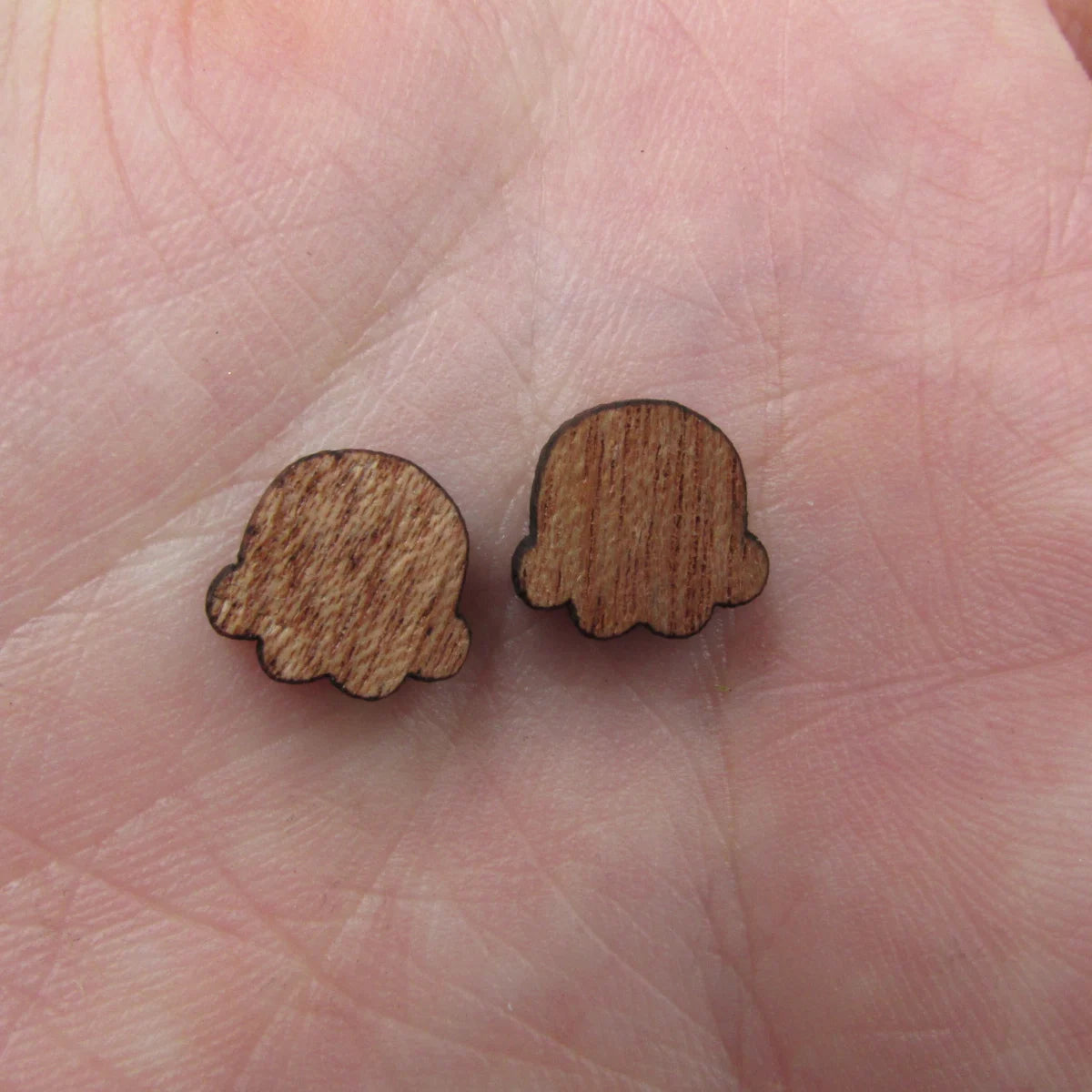5 Pair Unfinished Blank Foods Wood Cabochon Ice Creams Wooden Shape Charms Pendant For DIY Jewerly Earrings Suppliers