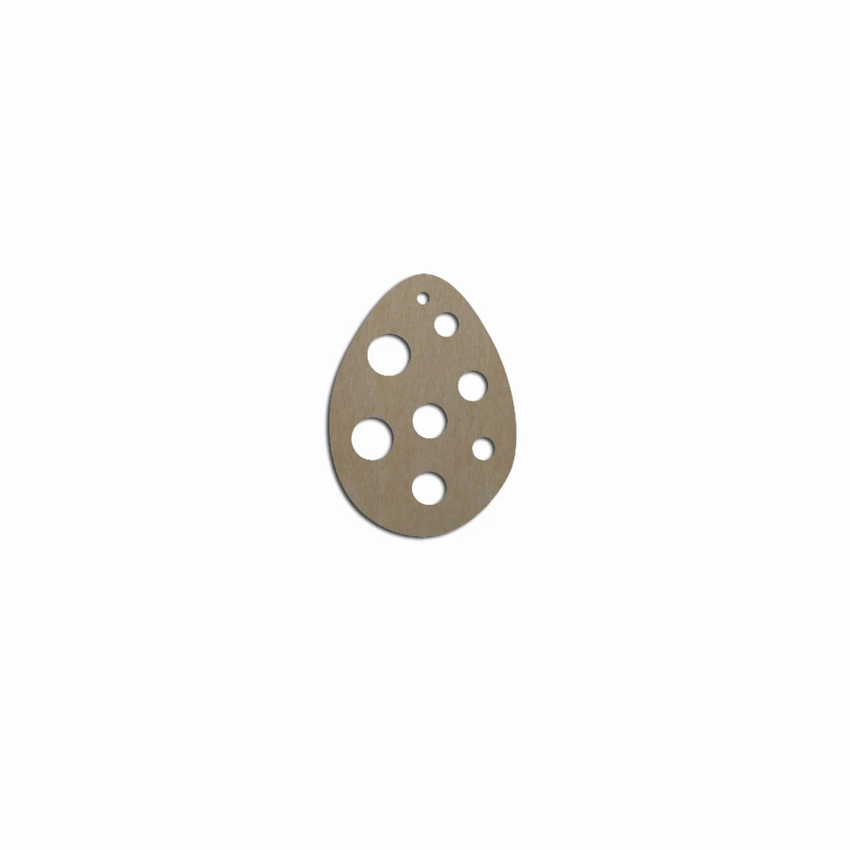 10pcs Unfinished Blank Wood Easter Eggs Charm Pendant Necklace Cutout Shape Jewelry Finding For Women Earrings