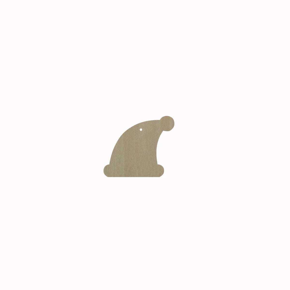 10pcs Bulk Unfinished Wooden Blank Christmas Santa Hat Head Cutout Shape For Hanging Dangle Earring Wood Jewelry Accessories