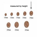 6pcs Unfinished Blank Wooden Geometric Oval Earring Connector Pendant for Women Female Jewelry Making DIY Crafting