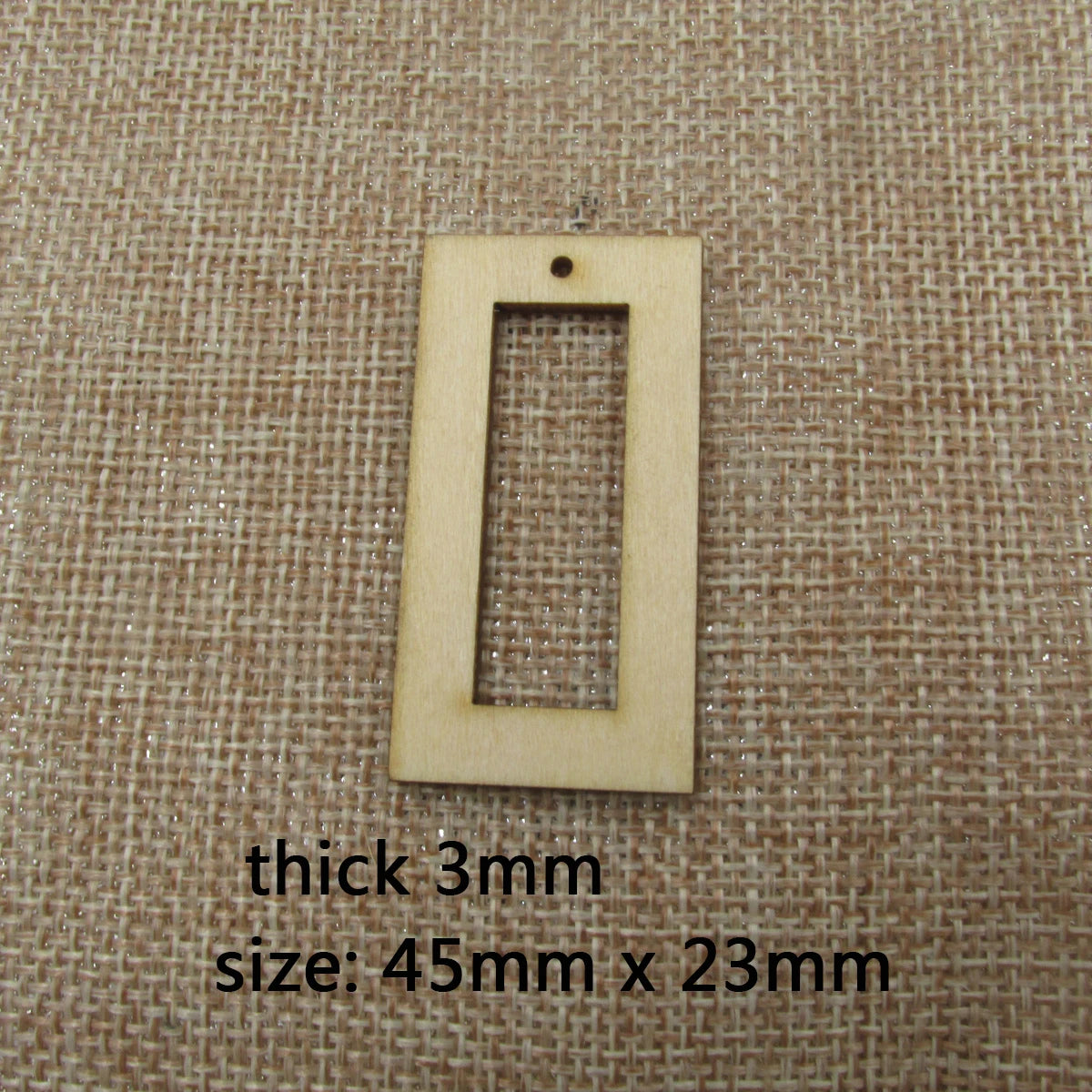 10pcs Unfinished Wooden Blanks Geometric Rectangle Oval Shape Wood Macrame For DIY Earrings Findings Jewelry Supplies