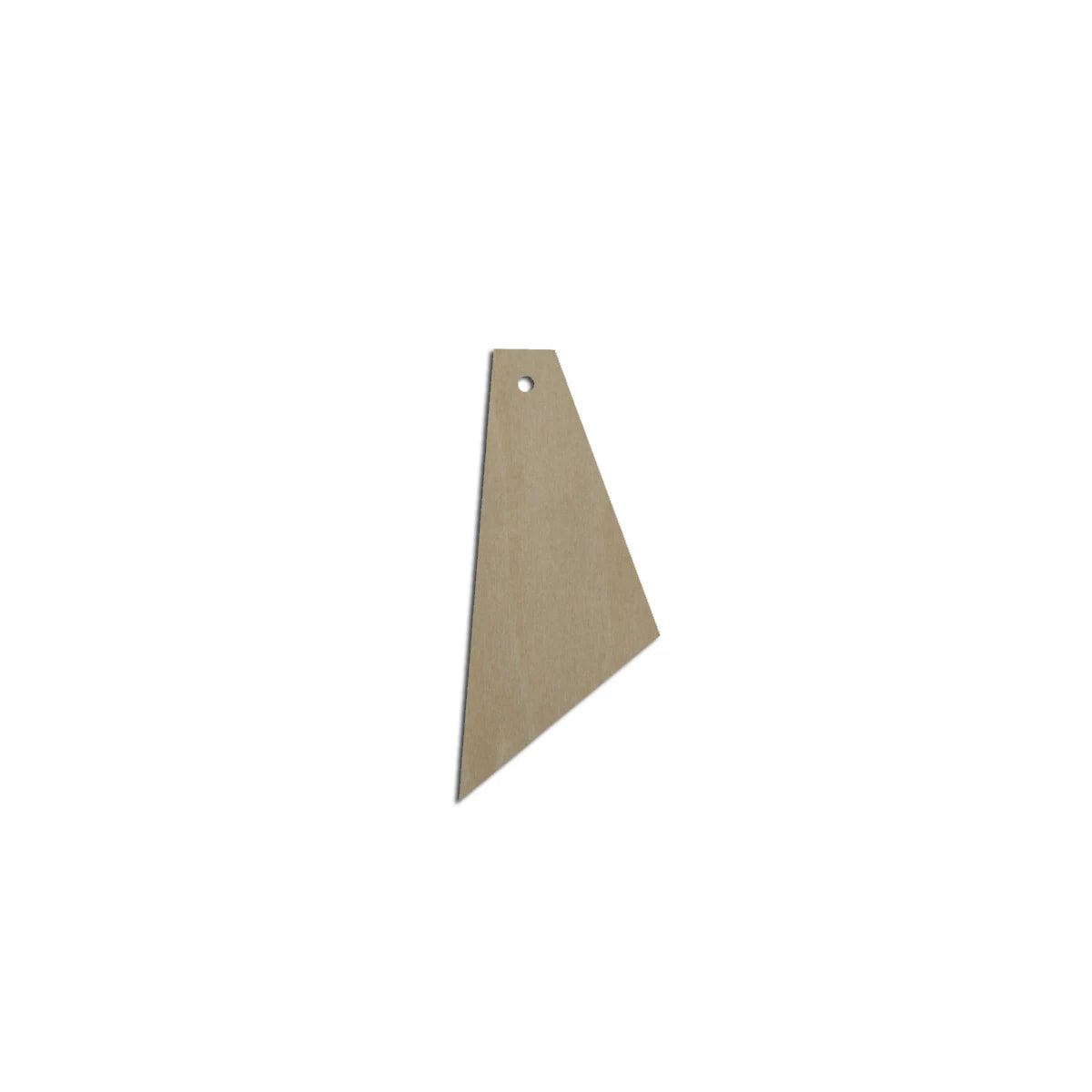 10pcs  Unfinished Blank Wood Geometric Hollow Teardrop Anomaly Cutout Shape Earring Pendant Jewelry Charm Finding