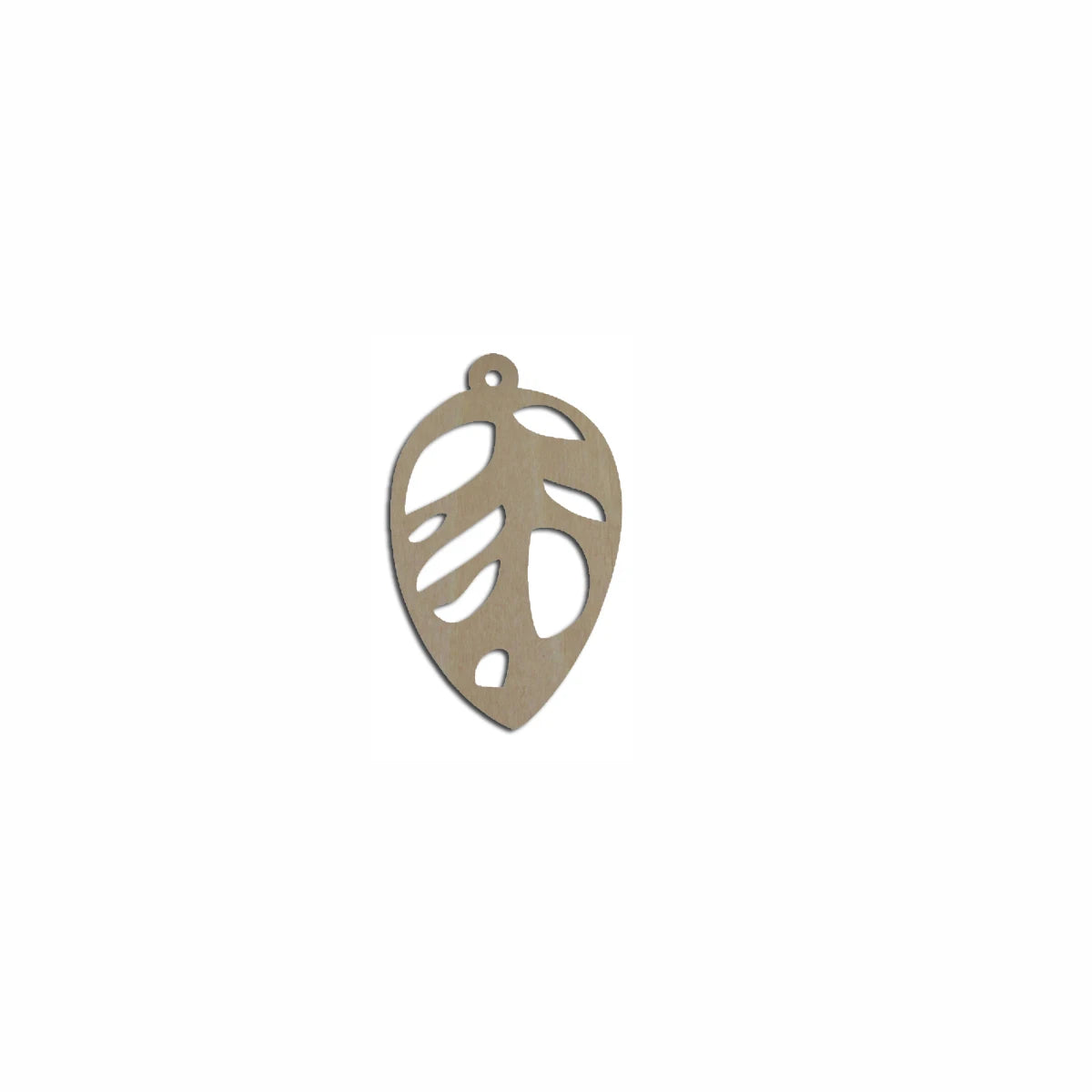 10pcs Unfinished Hollow Leaf Wood Shape Cutout Hanging Dangle Earrings Jewelry  Blanks ALL SIZES