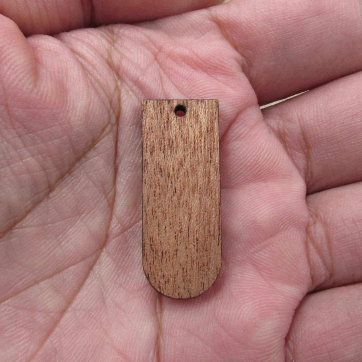 6 Pcs Unfinished Blank Wooden Oval Annulus Shape Cutout Wood Connector For Necklace Earring Pendant  DIY Making Jewelry