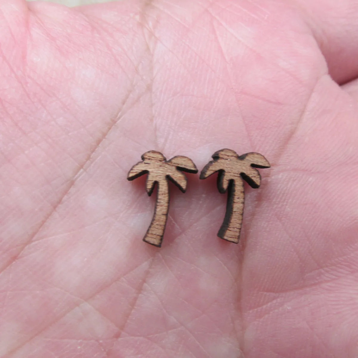 Laser Cut Unfinished Blank Wood Palm Tree Cabochon Charms Perfect For DIY Craft  Earring Stud  Jewerly Making