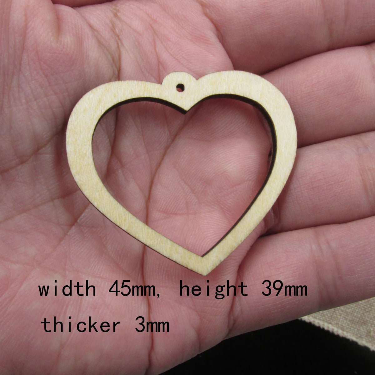 10pcs Unfinished Wood Blanks Rainbow Heart Football Window Macrame DIY Earrings Parts Findings Accessories Supplies