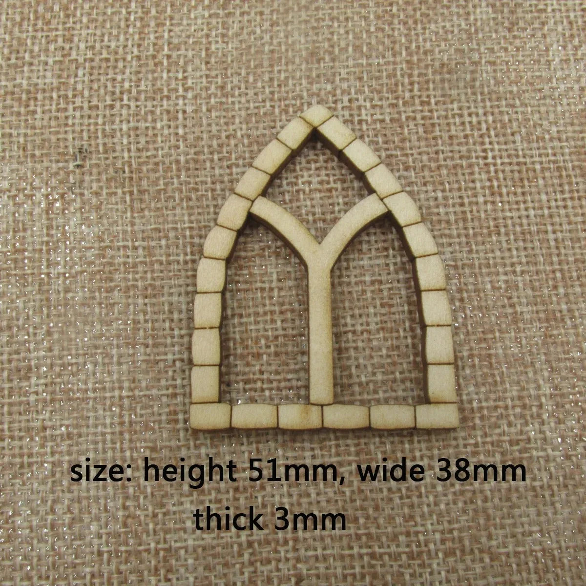 10pcs Miniature Fairy Home Window Unfinished Blank Window Cutout for Tree Decor, Garden Sculpture Art Decoration, Cheap Yard, 10Pcs