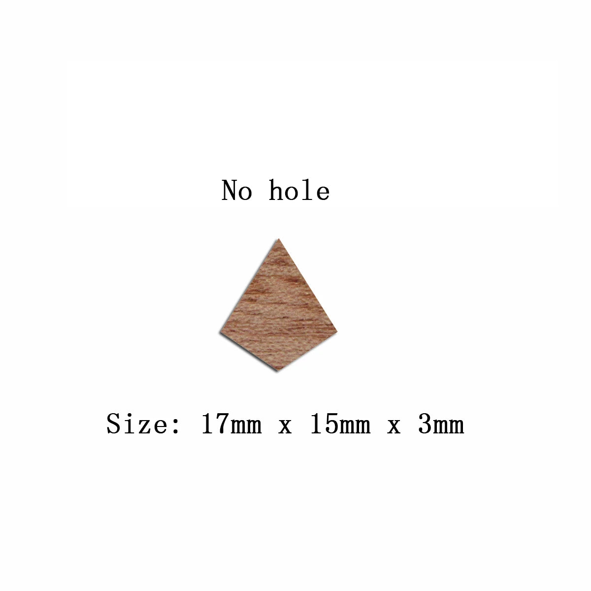 6pcs Unfinished Blank Wooden Geometric Diamond Stud Earring Connector Pendant for Women Female Jewelry Making DIY Crafting