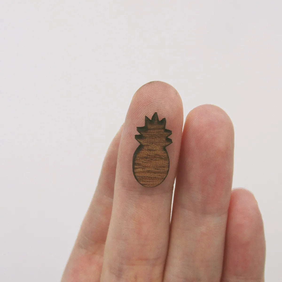 DIY Laser Cut Wood Cabochon Shape Apple Flower Pinapple Teapots Cup Charms Wooden Jewerly Earrings Suppliers